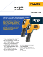 Fluke 566 and 568 Thermometers: Technical Data