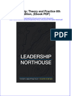 Leadership Theory and Practice 8th Edition Ebook PDF