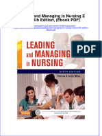 Leading and Managing in Nursing e Book 6th Edition Ebook PDF