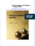 Physics Laboratory Manual 4th Edition Ebook PDF