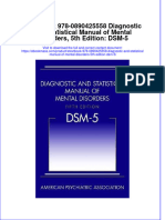 Etextbook 978 0890425558 Diagnostic and Statistical Manual of Mental Disorders 5th Edition DSM 5