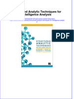 Structured Analytic Techniques For Intelligence Analysis