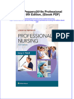 Leddy Peppers Professional Nursing 9th Edition Ebook PDF