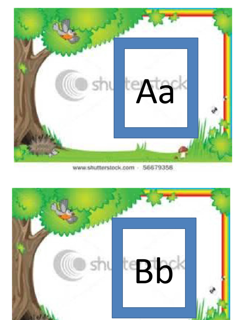 alphabet flash card powerpoint PDF