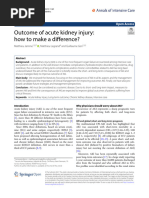 2021 - Outcome of Acute Kidney Injury - How To Make A Diference