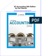 Ebook PDF Accounting 28th Edition by Carl Warren