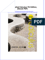 Brief Applied Calculus 7th Edition Ebook PDF