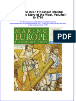Etextbook 978 1111841331 Making Europe The Story of The West Volume I To 1790