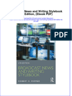Broadcast News and Writing Stylebook 6th Edition Ebook PDF