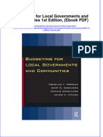 Budgeting For Local Governments and Communities 1st Edition Ebook PDF