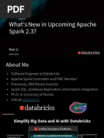 2018 02 08 Whats New in Apache Spark 2 180213220045