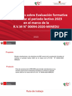 Evaluación Formativa Al Finalizar El Periodo Lectivo 2023 - RVM 00094-2020-Minedu