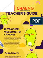 CHAENG Teacher's Guidelines