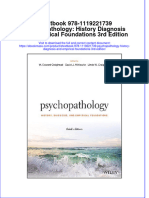 Etextbook 978 1119221739 Psychopathology History Diagnosis and Empirical Foundations 3rd Edition