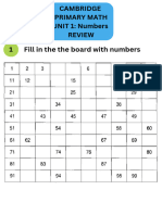 Math Unit 1 Numbers Review