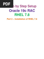 Oracle 19c RAC Step by Step Part 1 Installation of RHEL 7.8