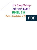 Oracle 19c RAC Step by Step Part 1 Installation of RHEL 7.8