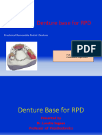 7 - Denture Base For RPD.