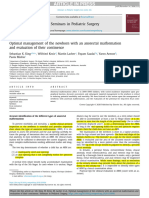 Optimal Management of The Newborn With An Anorectal Malformation Nov 2020