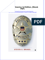 Police in America 1st Edition Ebook PDF