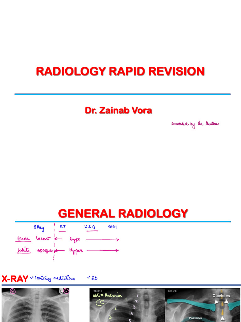 Radiology Quick Reference Guide | PDF | Ct Scan | Magnetic Resonance ...