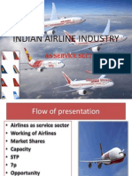 Indian Airline Industry: As Service Sector