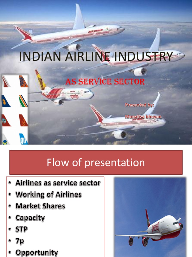 Indian Airline Industry: As Service Sector | PDF | Airlines | Economic ...
