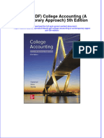 Ebook PDF College Accounting A Contemporary Approach 5th Edition