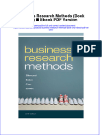 Business Research Methods Book Only Ebook PDF Version