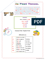 Past Simple Tense Explanation