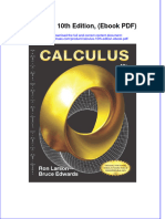 Calculus 10th Edition Ebook PDF