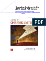 Survey of Operating Systems 5e 5th Edition Ebook PDF Version