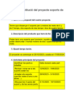 Acta de Constitució Del Proyecte Soports de Motors