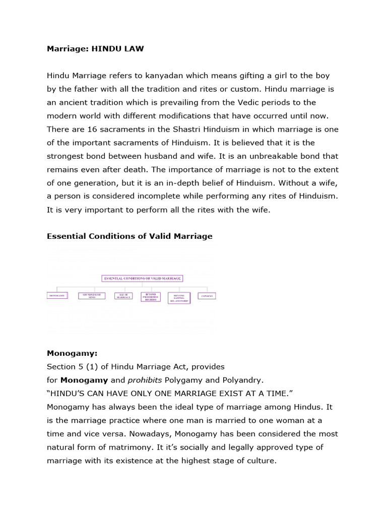 Hindu Marriage and Gifts PDF Marriage Property