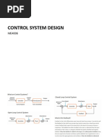 Control System Design - Theory