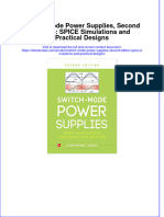 Switch Mode Power Supplies Second Edition Spice Simulations and Practical Designs