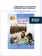 Willard and Spackmans Occupational Therapy Thirteenth North American