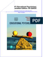 Ebook PDF Educational Psychology Seventh Canadian Edition 7th Edition