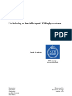 Examensarbete - Utvärdering Av Borrhålslagret I Vällingby Centrum