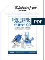 Ebook PDF Engineering Graphics Essentials 5th Edition by Kirstie Plantenberg