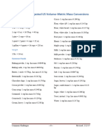 Conversions Volume To Mass