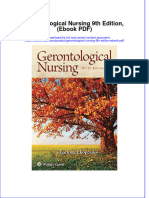 Gerontological Nursing 9th Edition Ebook PDF