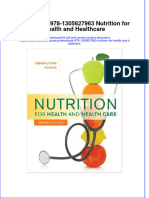 Etextbook 978 1305627963 Nutrition For Health and Healthcare
