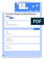 Post Test Google Certified Educator Level 1.1