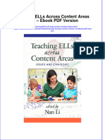 Teaching Ells Across Content Areas Na Ebook PDF Version