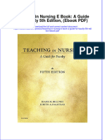 Teaching in Nursing e Book A Guide For Faculty 5th Edition Ebook PDF