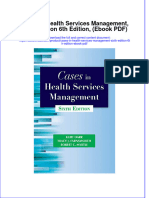 Cases in Health Services Management Sixth Edition 6th Edition Ebook PDF