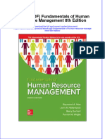 Ebook PDF Fundamentals of Human Resource Management 8th Edition