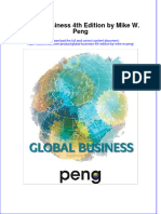 Global Business 4th Edition by Mike W Peng