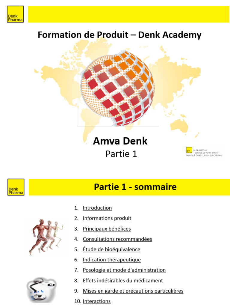 Formation Produit Denk. Pharma | PDF | Bien-être | Sciences et ...